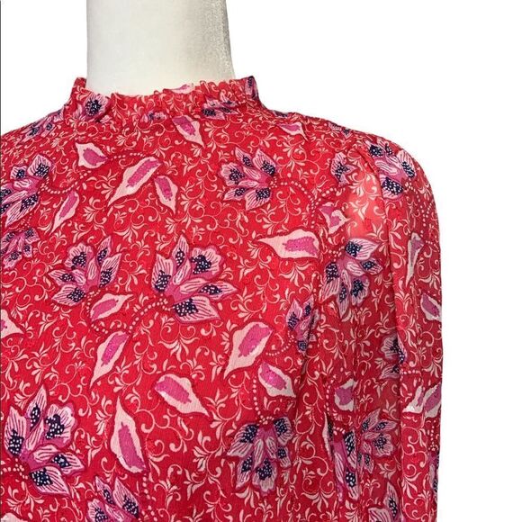 🆕 Joie Long Sleeve Floral Blouse - Picture 4 of 10